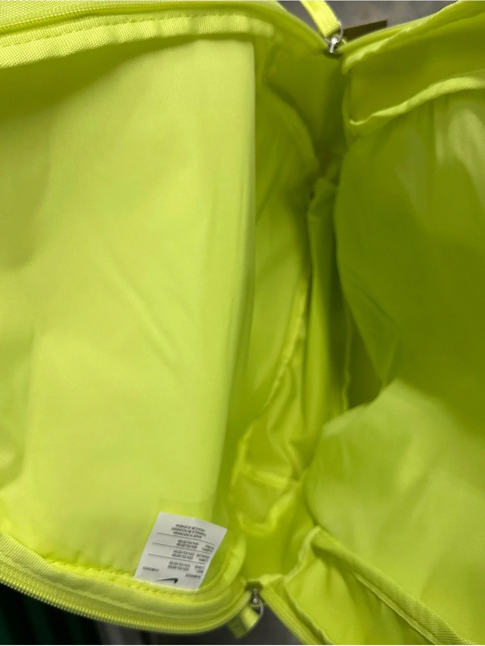 NIKE Element Neon Yellow Men's Backpack with Bold Logo